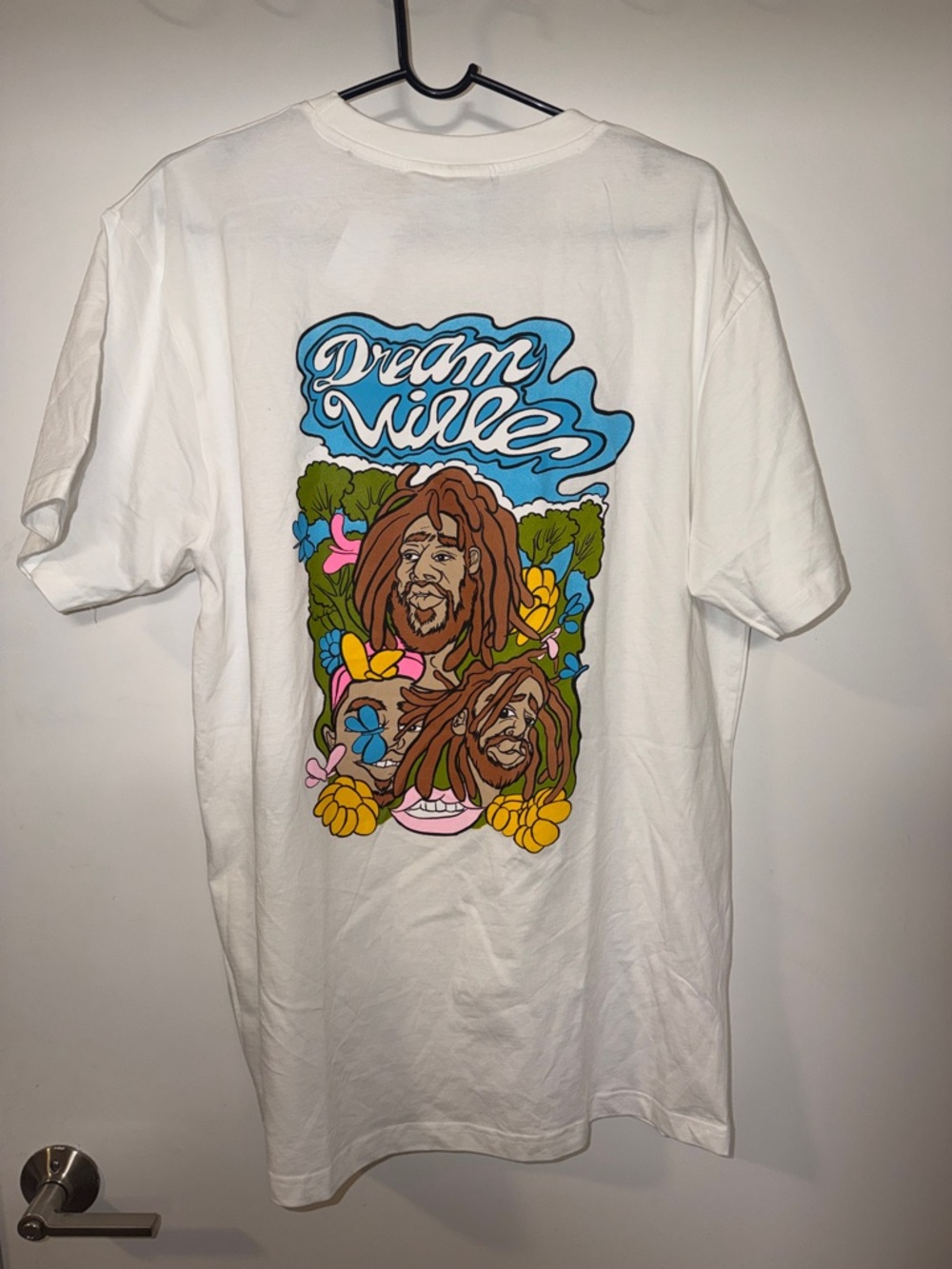☮️🎤☮️ J. Cole Dreamville Festival Graphic White Tee - Size XL - Picture 4 of 5